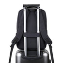 FLAME HORSE Laptop Bag Multifunctional Waterproof Bucket Bag Pure Color Large Capacity Easy Travel USB Charging Bag