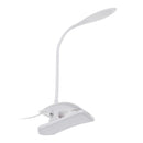 Flexible LED Table Lamp USB Desk Holder Clip On Bedside Study Reading Book Light