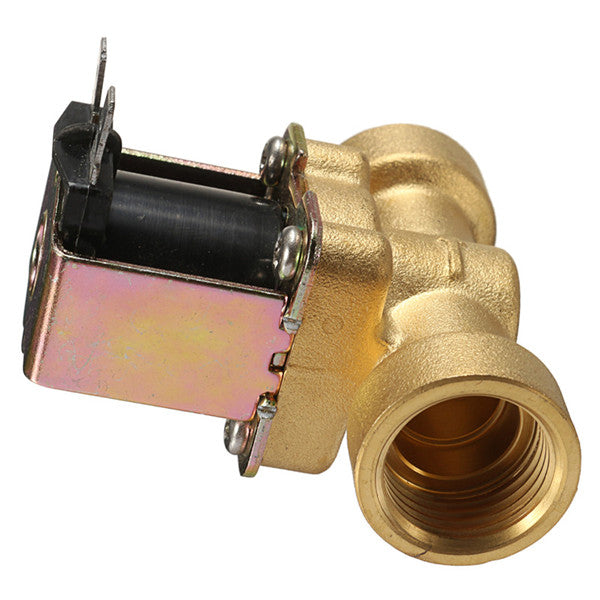220V 2 Way Normally Closed Brass Electric Solenoid Valve for Air Water Valve
