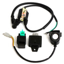 CDI Ignition Coil Relay Regulator Rectifier Kit for 50CC 70CC 90CC 110CC ATV QUAD