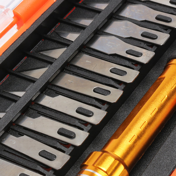 14 in 1 Precision Carved Knives Set Razor Blade Exacto Cutting Arts Craft Hobby Tool Kit