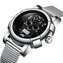 Biden 0086-1 3D Skull Men Wrist Watch Fashion Style Creative Quartz Watch