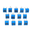 130Pcs 100R-1M Each 1 3362 Potentiometer Package 3362P Adjustable Resistor