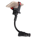 USB Car Cigarette Lighter Charger Clip Mount Holder For iPhone Samsung