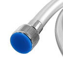 Brass Water Hose Pipe Connectors Smooth Siver PVC Flexible Shower Hose Replacement Accessories