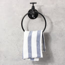 Wall Mounted Towel Ring Holder Kitchen Bathroom Storage Organizer Rack Hanger