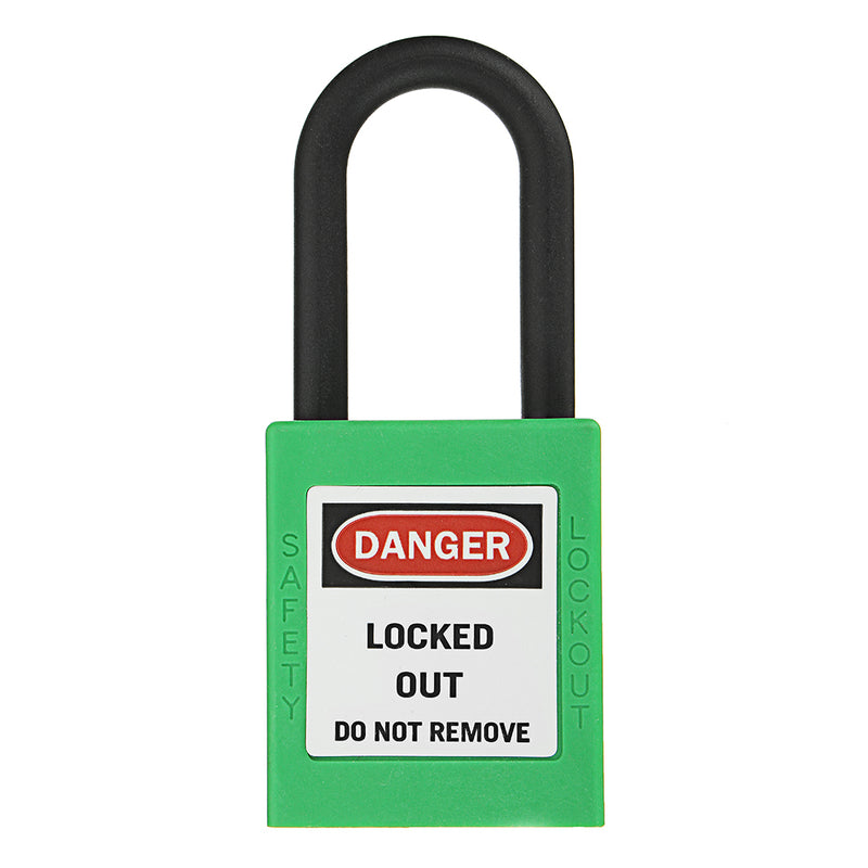 ABS Steel Lock Keyed-Alike Message Padlock Sets Plastic Security Industry Padlock