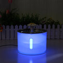 2.4L Automatic Pet Cat Dog Water Drinking Fountain Feeder Removable Pet Water Dispenser Waterer with Water Pump & LED Light