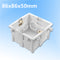 86x86mm Wall Plate Box Universal White Socket Switch Back Cassette