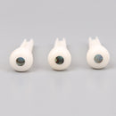 Cattle Bone Guitar Parts Endpin with Abalone Dot Bridge End Pin for Acoustic Guitar