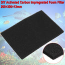 20030012mm DIY Activated Carbon Impregnated Foam Filter Sheet Aquariums Carbon Filter