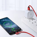 TOPK 3A Type C Micro USB 90 Degree Fast Charging Magnetic Data Cable For Huawei P30 Pro Mate 30 Xiaomi Mi9 Redmi 7A Redmi 6Pro S10+