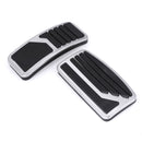 2PCS Auto AT Clutch Automatic Brake Pedals Stainless Steel Metal For Mitsubishi Universal All Series