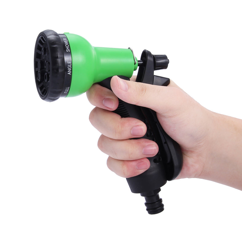 Gardening 7-Pattern Revolver Spray Nozzle Green Watering Multifunctional Spinkle