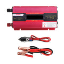 XUYUAN 4000W Solar Power Inverter DC 12/24V to AC 110/220V Modified Sine Wave Converter with LCD Screen for Car Home