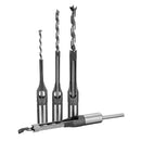 6.4/8/9.5/12.7mm Square Hole Mortiser Drill Bit Mortising Chisel Auger HSS Twist Drill Woodworking Tool