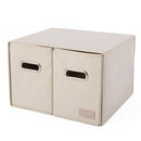Storage box waterproof desktop organizer large two drawer storage box desktop storage box office storage box