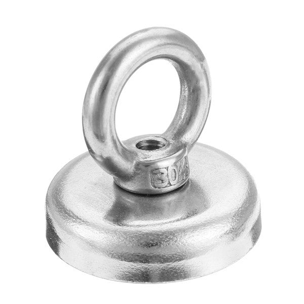 23kg 32x30mm Neodymium Recovery Magnet Metal Detector Hook Magnet