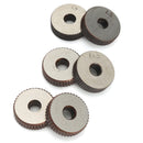 7pcs Knurling Knurler Tool 0.5/1/2mm Pitch Single Wheel Diagonal Wheel Linear Knurl Set