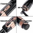 4in1 Multifunction Hair Comb Straight Brush Roll Hair Negative ion Hot Air Dryer