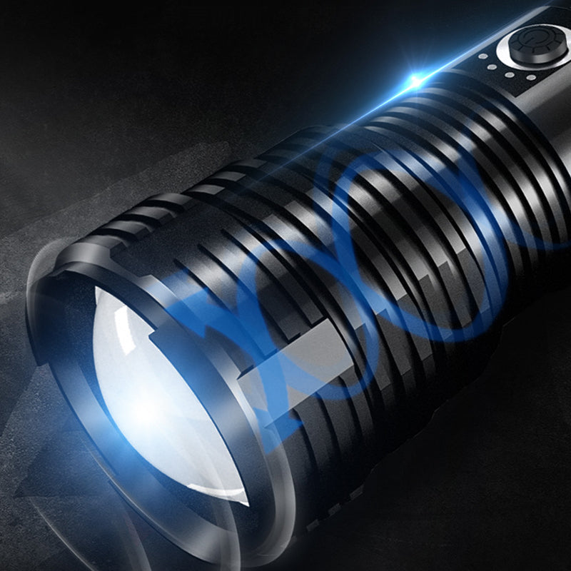 Mentch G65A P50 3000Lumen 5Modes Zoomable LED Flashlight Outdoor Waterproof USB Rechargeable Flashlight