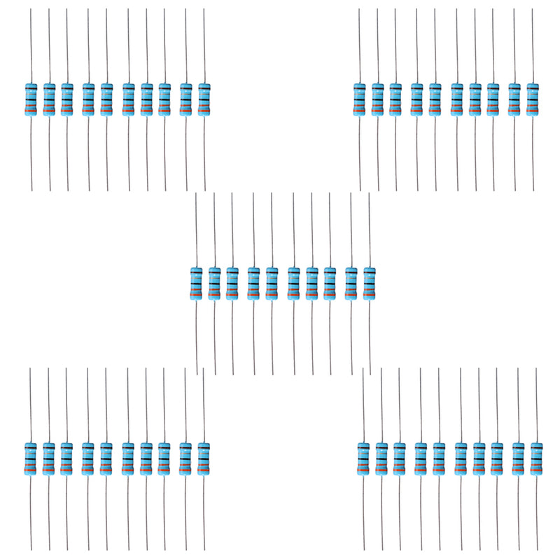 50pcs 1W Metal Film Resistor 1% 33 ohm