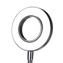 3 in 1 Live Streaming Adjustable Fill Light Microphone Clip Desktop Phone Holder for Mobile Phone