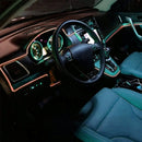 3M Flexible Neon EL Wire Light Atmosphere Car Strips Lamp Interior Decoration Strips Lighting + DC12V Driver