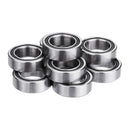 Machifit 10pcs 6700-2RS 10x15x4mm 10x16x5mm Miniature Double Rubber Seal Deep Groove Ball Bearing