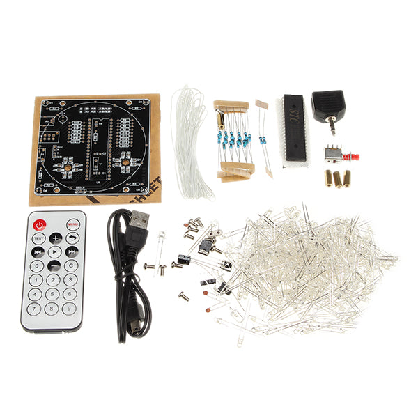 Geekcreit DIY LED Light Cube Canton Tower Suite Wireless Remote Control Electronic Kit