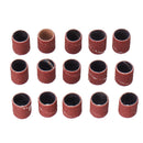 Drillpro 51pcs 120 Grit Sandpaper Sanding Drum with 3mm Shank Mandrels Set Rotary Sanding Kit Sander Abrasive Tools
