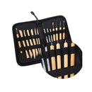 ZHUTING TL-14 14Pcs Clay Sculpting Carving Tool Set Wooden Metal Pottery Clay Tools Professional DIY Ceramic Modeling Kit for Clay Wood Shaping Handicraft Painting Embossing with Bag