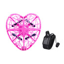 Heart UFO Flying Ball Toy Mini Inductive Suspension Drone Flying Toys with LED