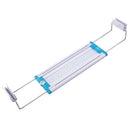 18.5CM Aluminum Adjustable LED Aquarium Light  Fish Tank Panel Lamp Blue+White AC220V