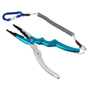 ZANLURE Aluminum Alloy Fishing Pliers Line Cutter Remove Hook Portable Fishing Tools