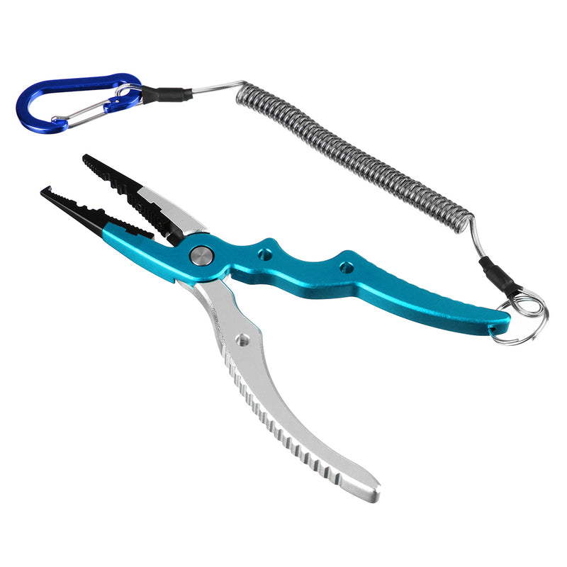 ZANLURE Aluminum Alloy Fishing Pliers Line Cutter Remove Hook Portable Fishing Tools