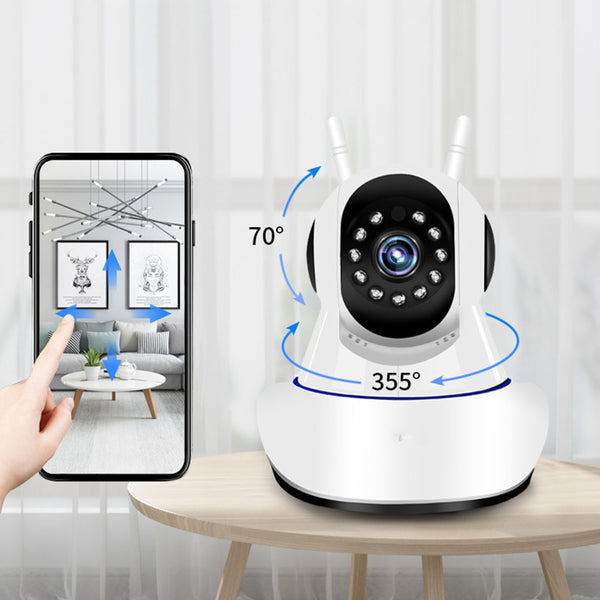 Xiaovv Q5 HD 1080P WiFi Wireless Dual Antenna IP Camera 360 PT Panoramic Rotation AP Hotspot Two-way Audio Night Vision