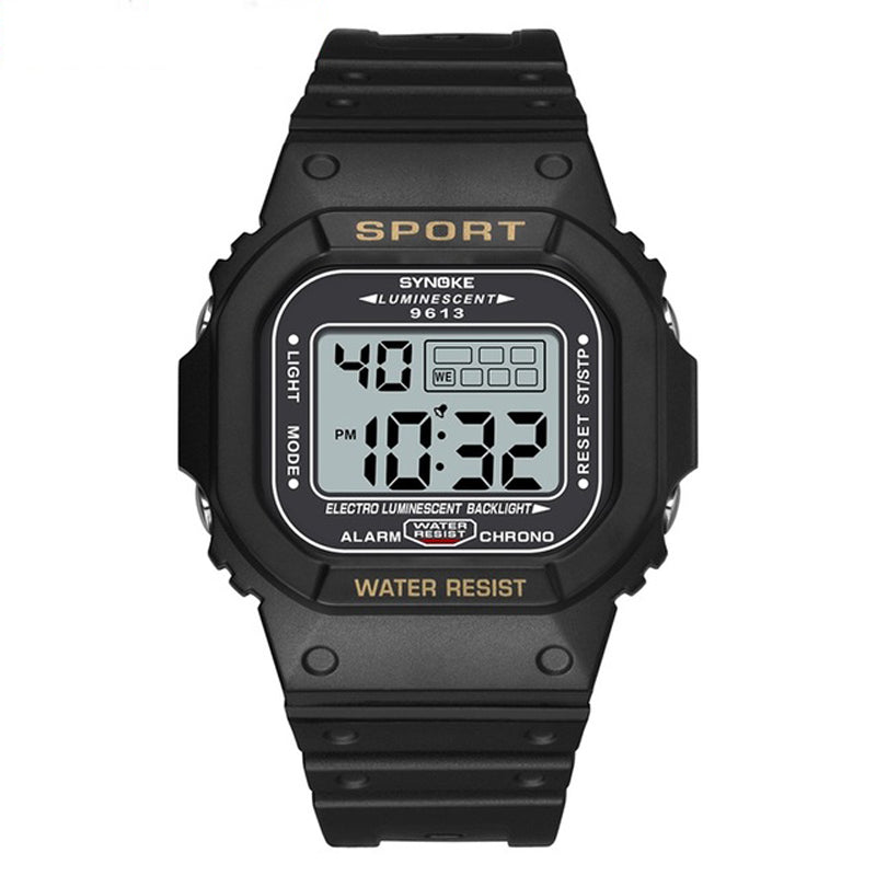 SYNOKE 9613 Outdoor Sport Men Watch 3ATM Waterproof Luminous Display Digital Watch
