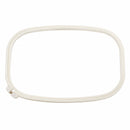 Plastic Embroidery Frame Two Layer Cross Stitch Hoop Ring Sewing Tool Rectangle