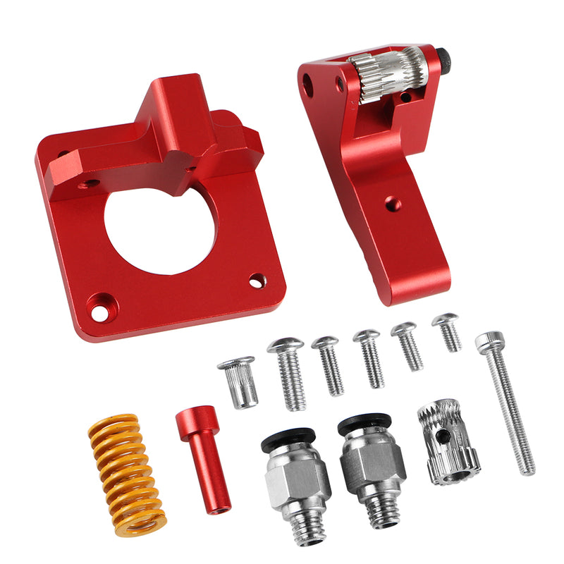 Upgraded Aluminum Dual Gear Pulley Dual Drive Extruder Kit For Creality CR-10 / CR-10S / CR-10S Pro / Ender-3 / Ender-3 Pro 3D Printer