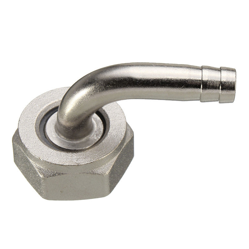 Brewing Faucet Connector 90 Degree Tail Pipe Elbow Six Angle Nut Washer Gasket Thread Standard 5/8 Inch Barware