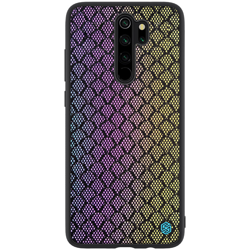 NILLKIN Reflective Slight Woven Polyester Mesh Anti-scratch Protective Case for Xiaomi Redmi Note 8 PRO