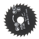 Drillpro 4Pcs HSS Circular Saw Blade Set 54.8mm Cutting Disc with 6mm Shank Rod For Rotary Tool Electric Drill