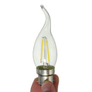 Dimmable B22 C35 2W COB Edsion Retro Pure White Warm White Incandescent Light Lamp Bulb AC220V