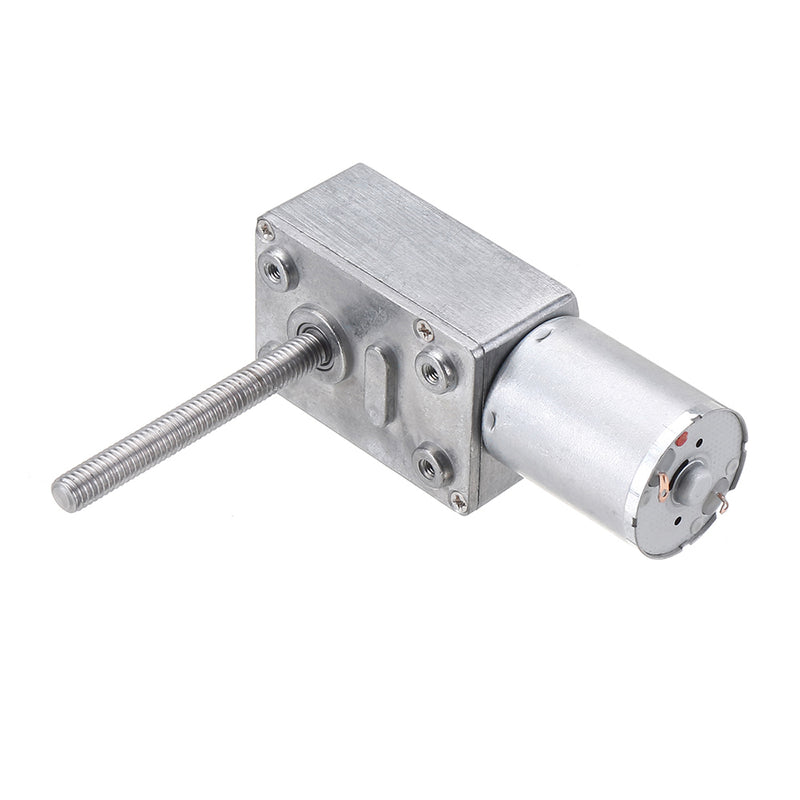 CHIHAI DC 24V 75rpm High Torque Turbo Worm Reducer Gear Motor with Bracket and Shaft Coupler
