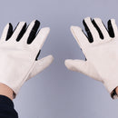 KALOAD Double Layer Canvas Work Welding Gloves Wearproof Security Labor Protection Gloves Fitness