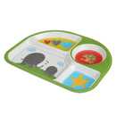 5 Style Bamboo Fiber Colorful Kids Meal Set Feeding Tools Plate Cup Spoon Fork Kid Bowl