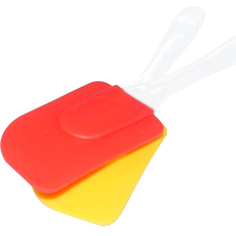 Silicone Scrapers Baking Scraper Cream Butter Handled Cake Spatula Cooking Cake Brushes  Pastry Tool