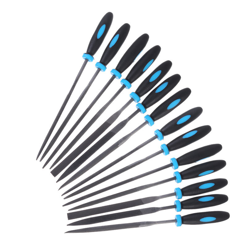 20Pcs Needle File Set Jeweler Wood Carving Steel Hand Tools Kit DIY with Bag