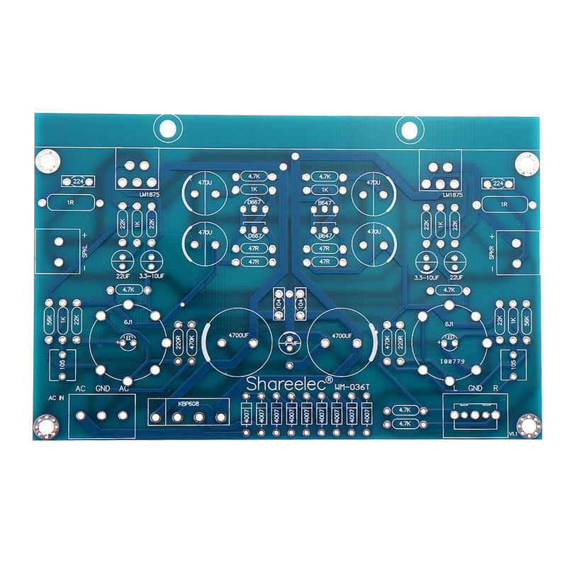 AC18V HIFI Vacuum Tube Amplifier Board Electronic Valve Amplifier 6J1+LM1875 Amplifier DIY Kit